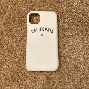 white california case. iphone 11 case